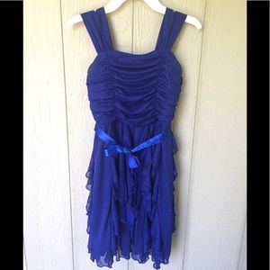 💛 Speechless Size 10 Blue Shimmery Party Dress